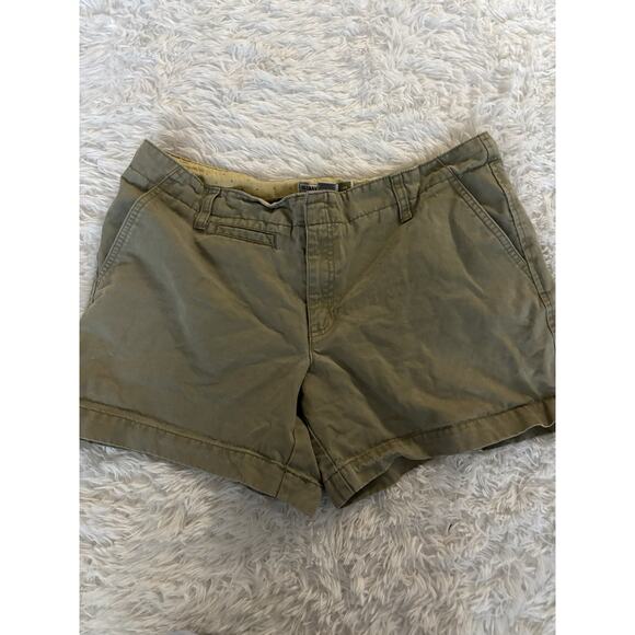 Vintage Old Navy “ Low Waist” Classic Khaki Shorts. Heavier Feel, Comfortable - Picture 1 of 6